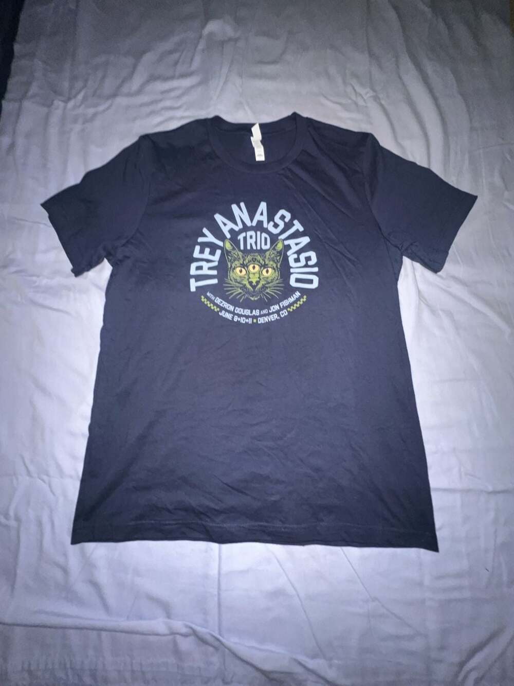 Trey Anastasio Trio Denver 2023 Tour T-Shirt featuring Dezron Douglas L